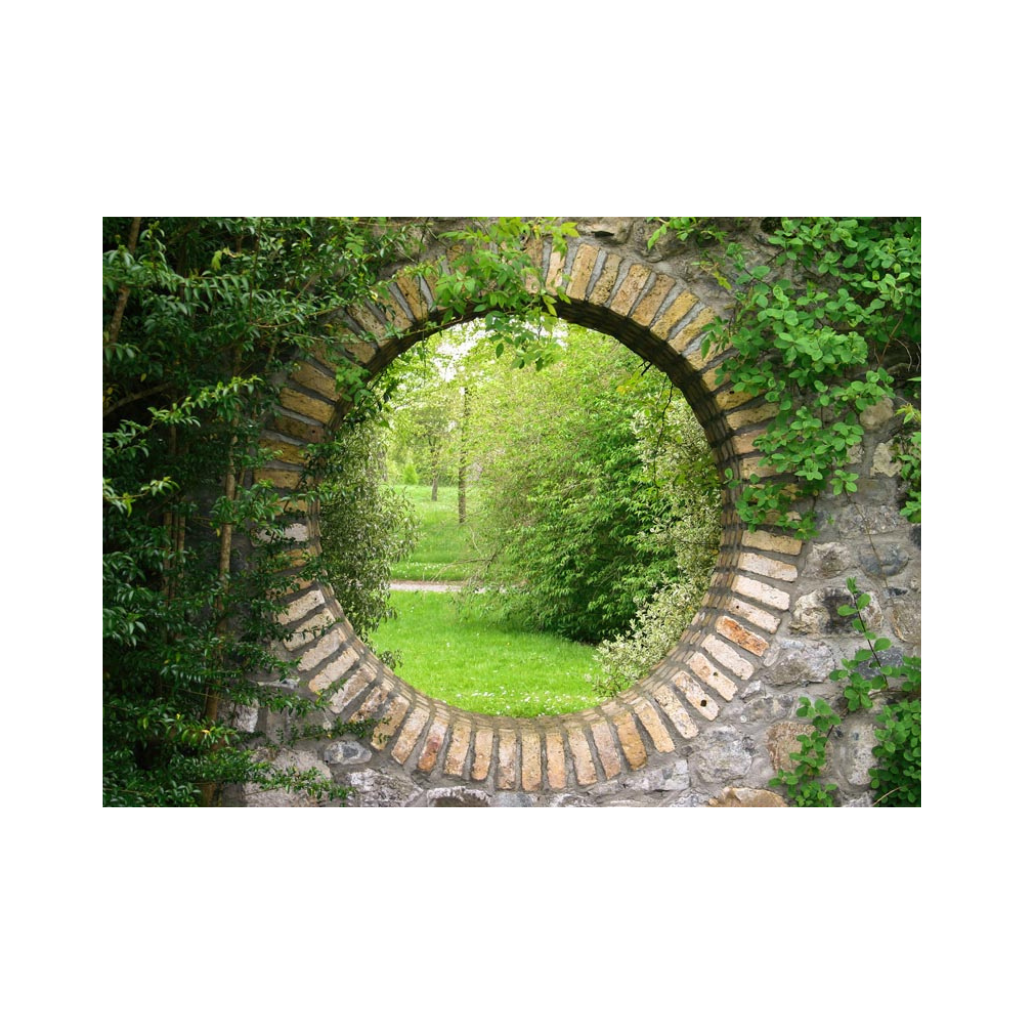 Tuinposter XL Stenendoorkijk 163 x 117 cm