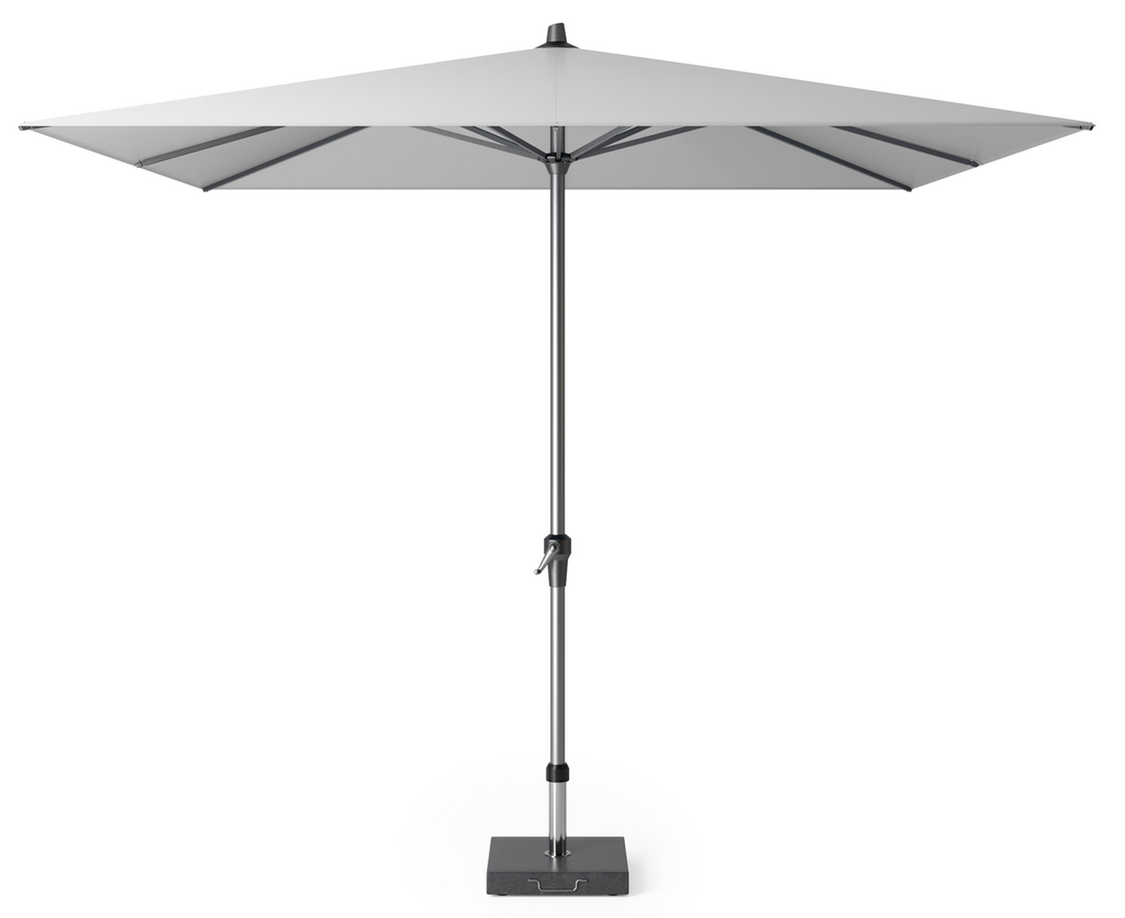 Platinum Stokparasol Riva Light Grey Grijs 275 x 275 cm