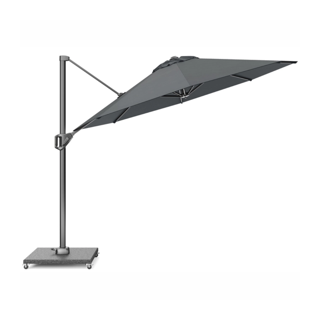Platinum Zweefparasol Voyager T¹ Antraciet Rond Ø 300 cm