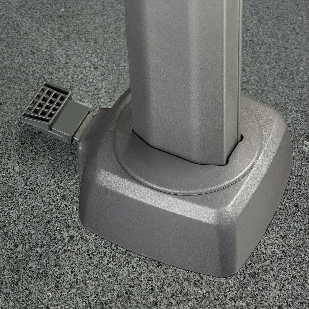 Platinum Zweefparasol Voyager T¹ Light Grey Rond Ø 300 cm