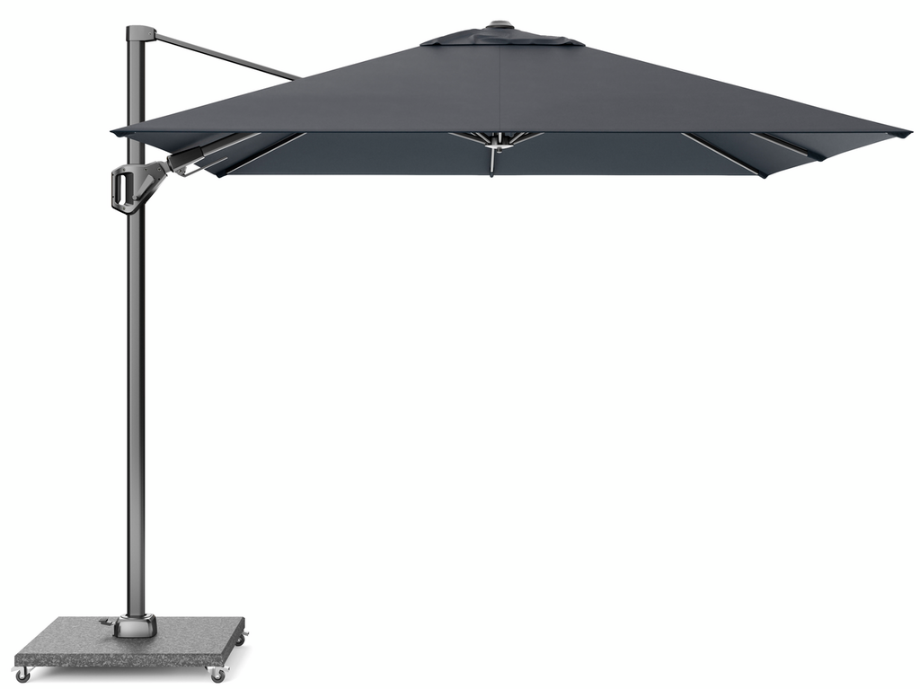 Platinum Zweefparasol Voyager T² premium Faded black 2.7 x 2.7 m