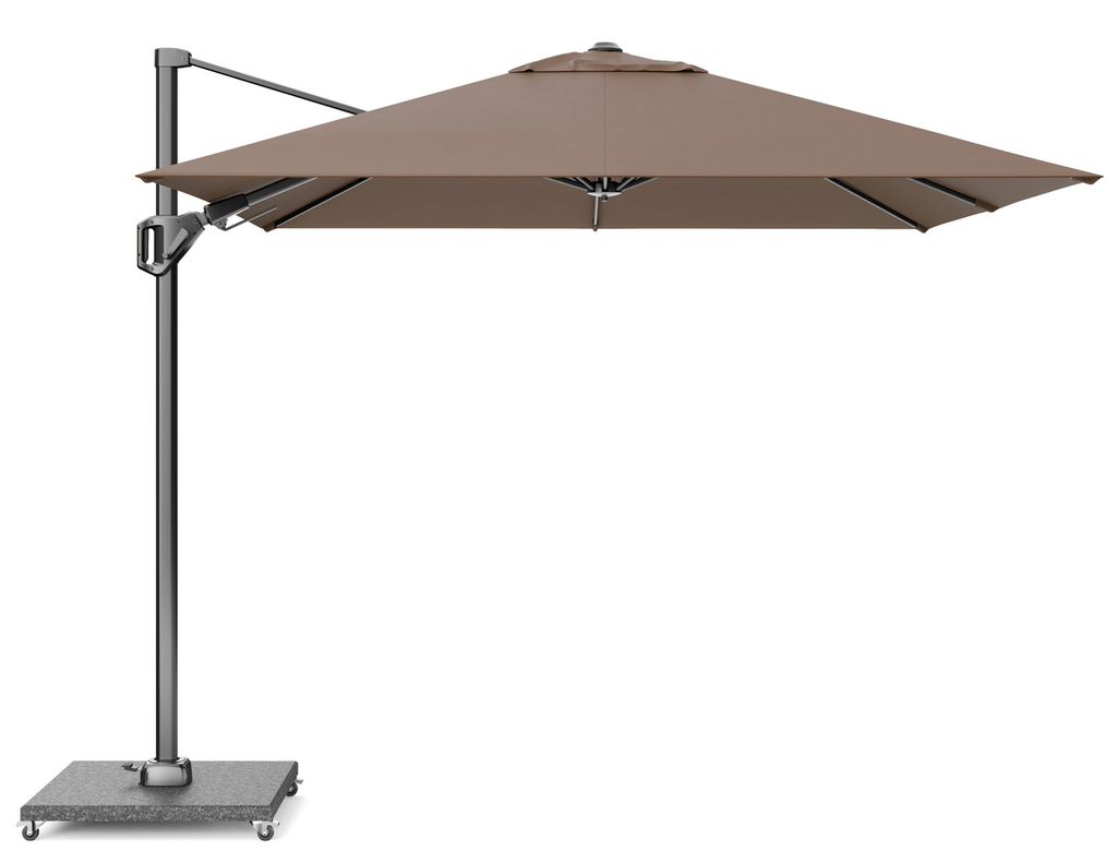 Platinum Zweefparasol Voyager T² premium Havanna 2.7 x 2.7 m