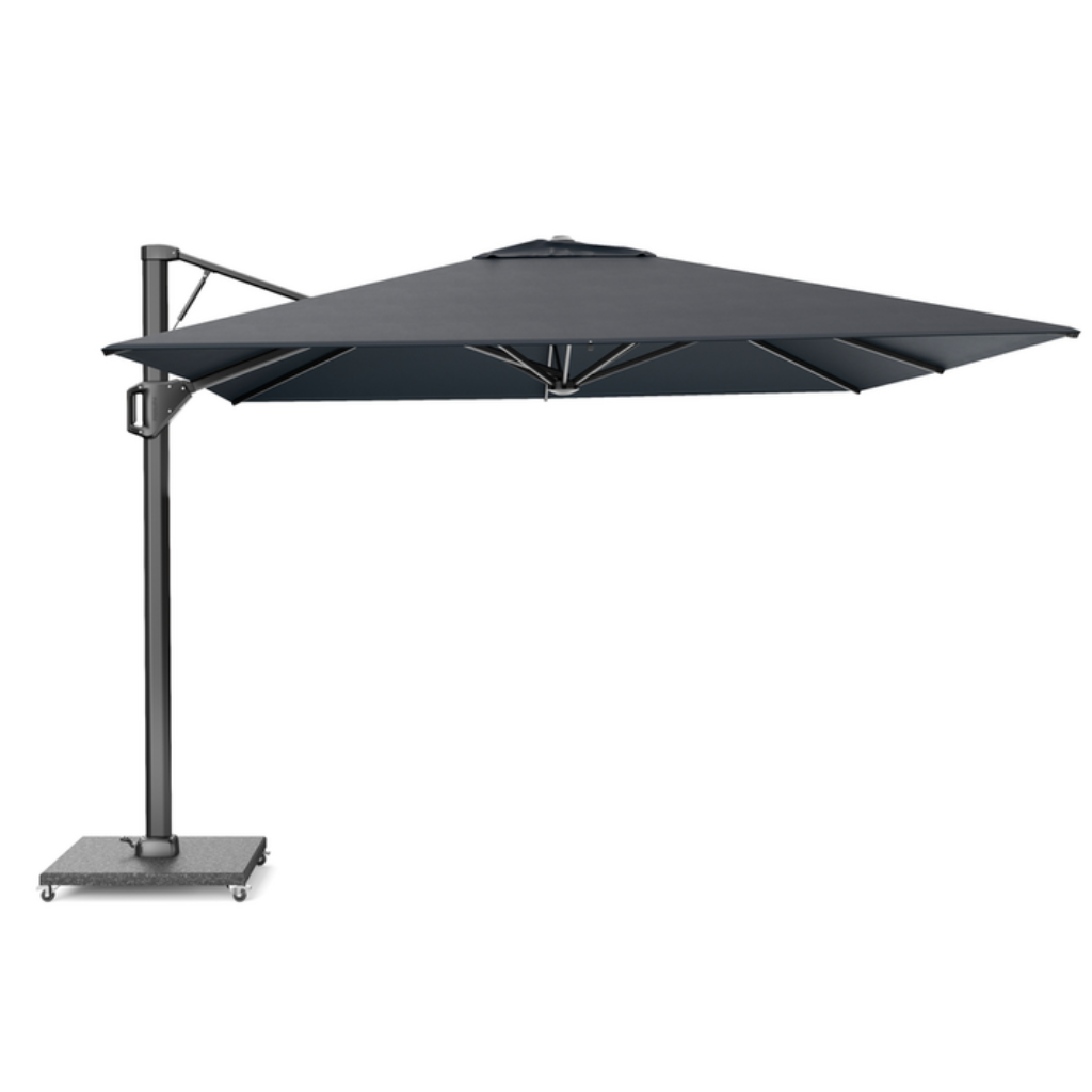 Platinum Zweefparasol Beaufort Faded black Vierkant 320 x 320 cm