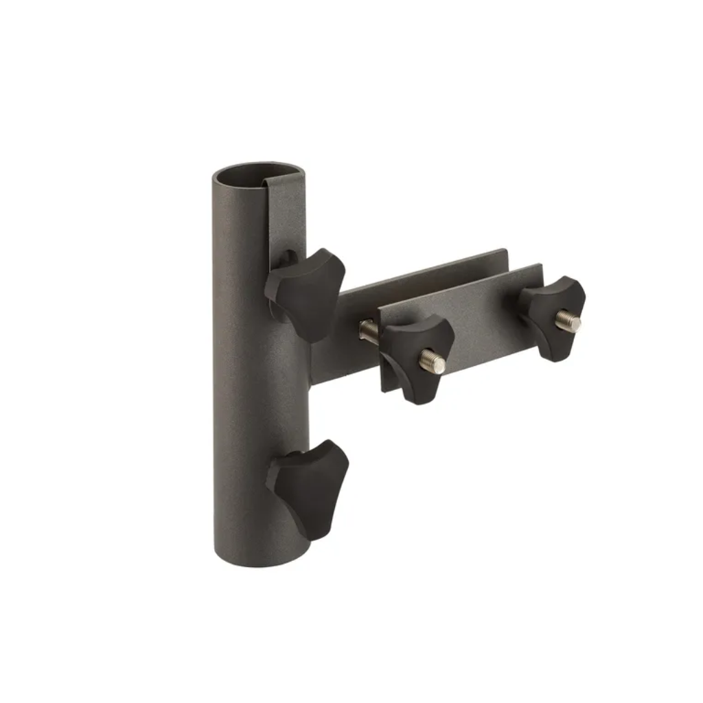 Platinum Balkonklem verticale platte reling ø3.8cm Antraciet