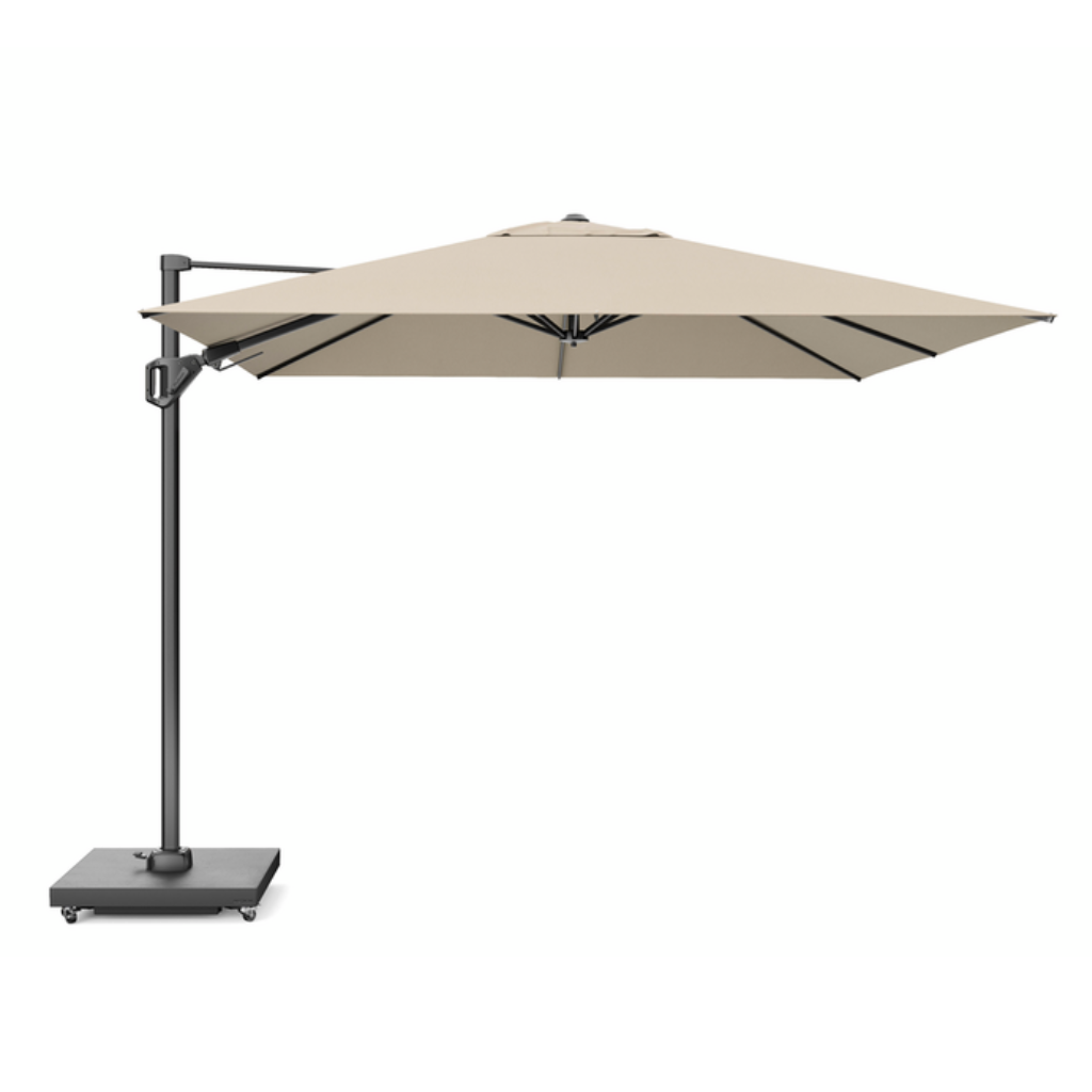Platinum Zweefparasol Challenger T1 premium Champagne 4 x 3m