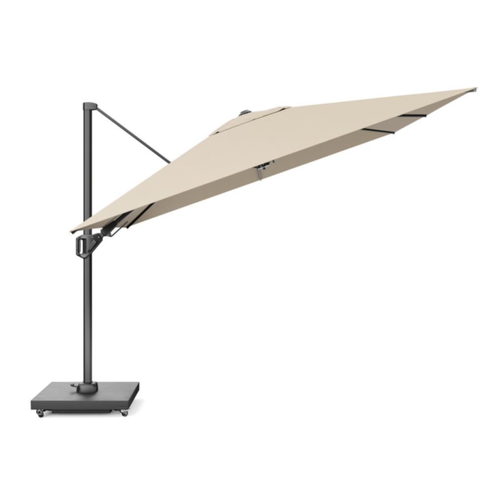 Platinum Zweefparasol Challenger T¹ Champagne Rechthoek 400 x 300 cm