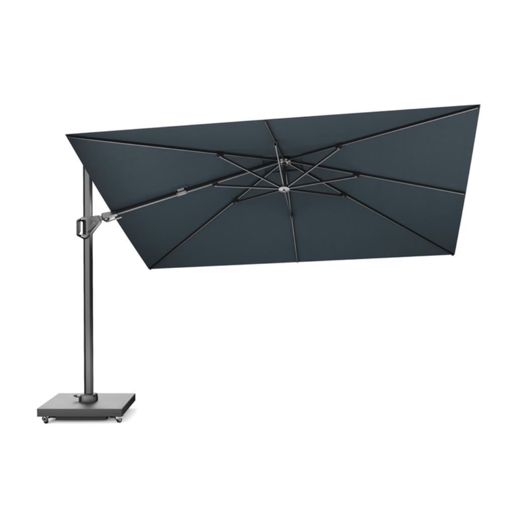 Platinum Zweefparasol Challenger T² premium Faded black 2.6 x 3.5 m