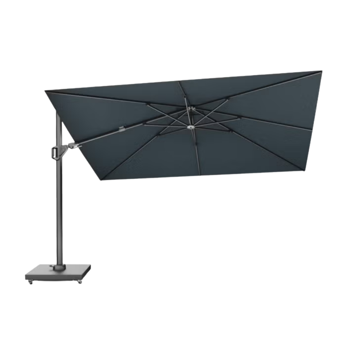 Platinum Zweefparasol Challenger T² Premium Zwart 350 x 260 cm