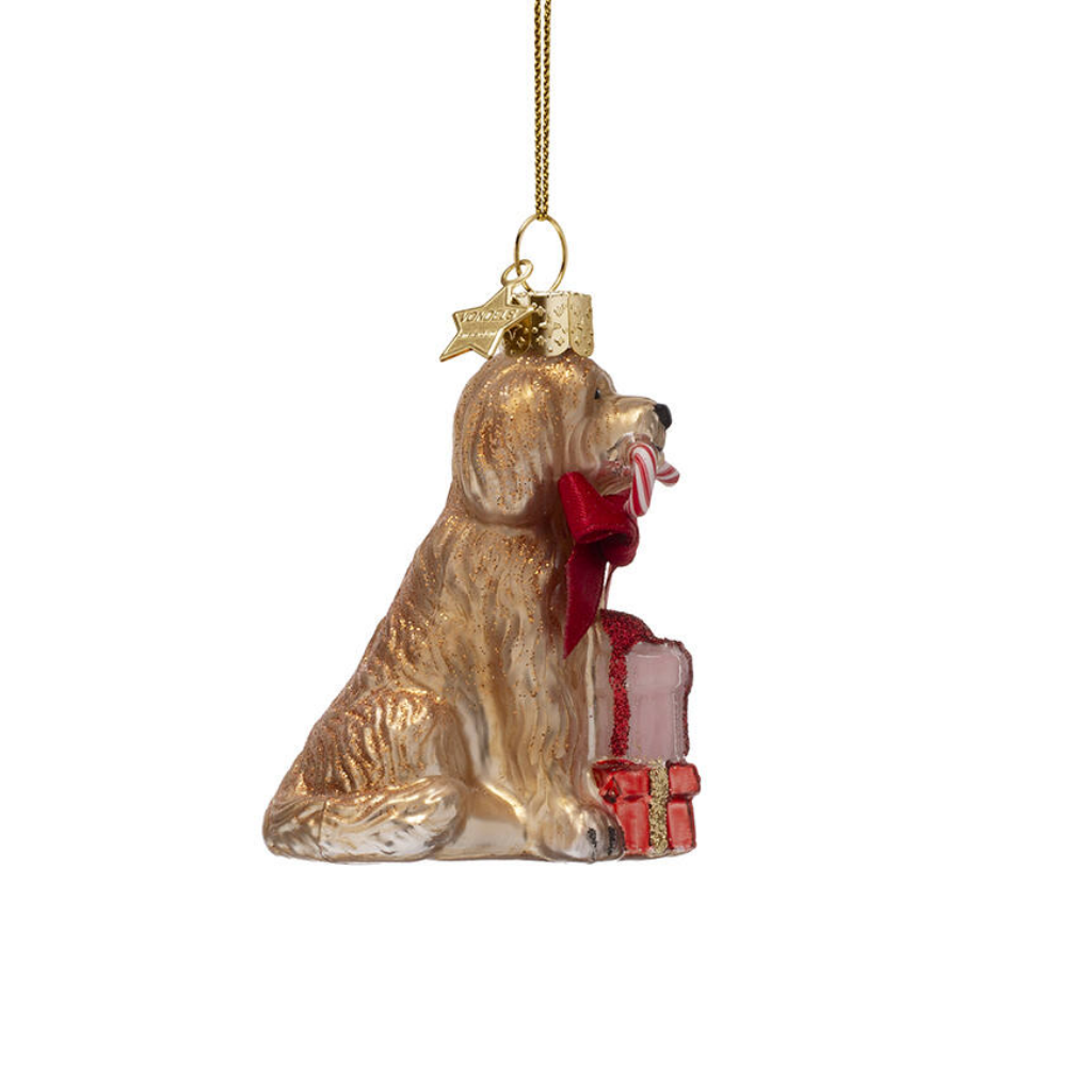 Vondels Kerstornament Cockapoo Hond 9 cm