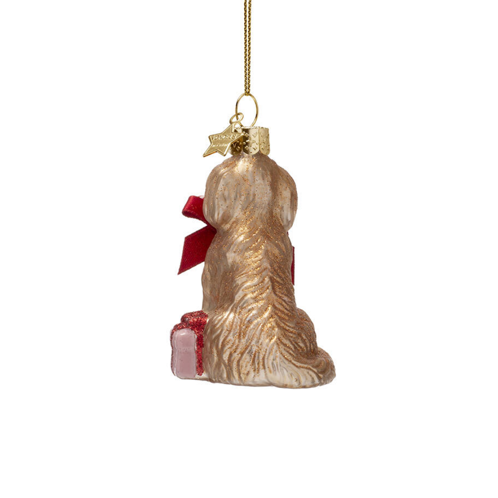 Vondels Kerstornament Cockapoo Hond 9 cm