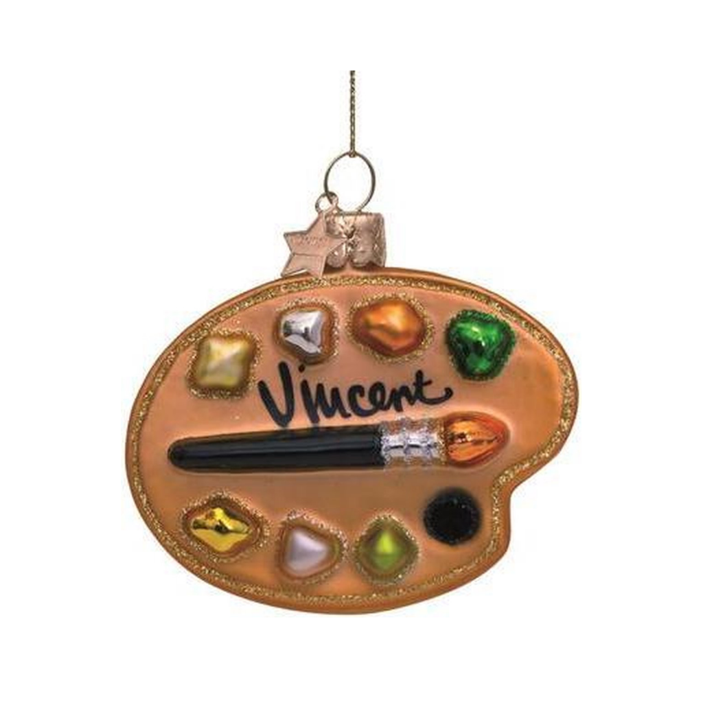 Vondels Kersthanger Van Gogh schilderspalet 7 cm