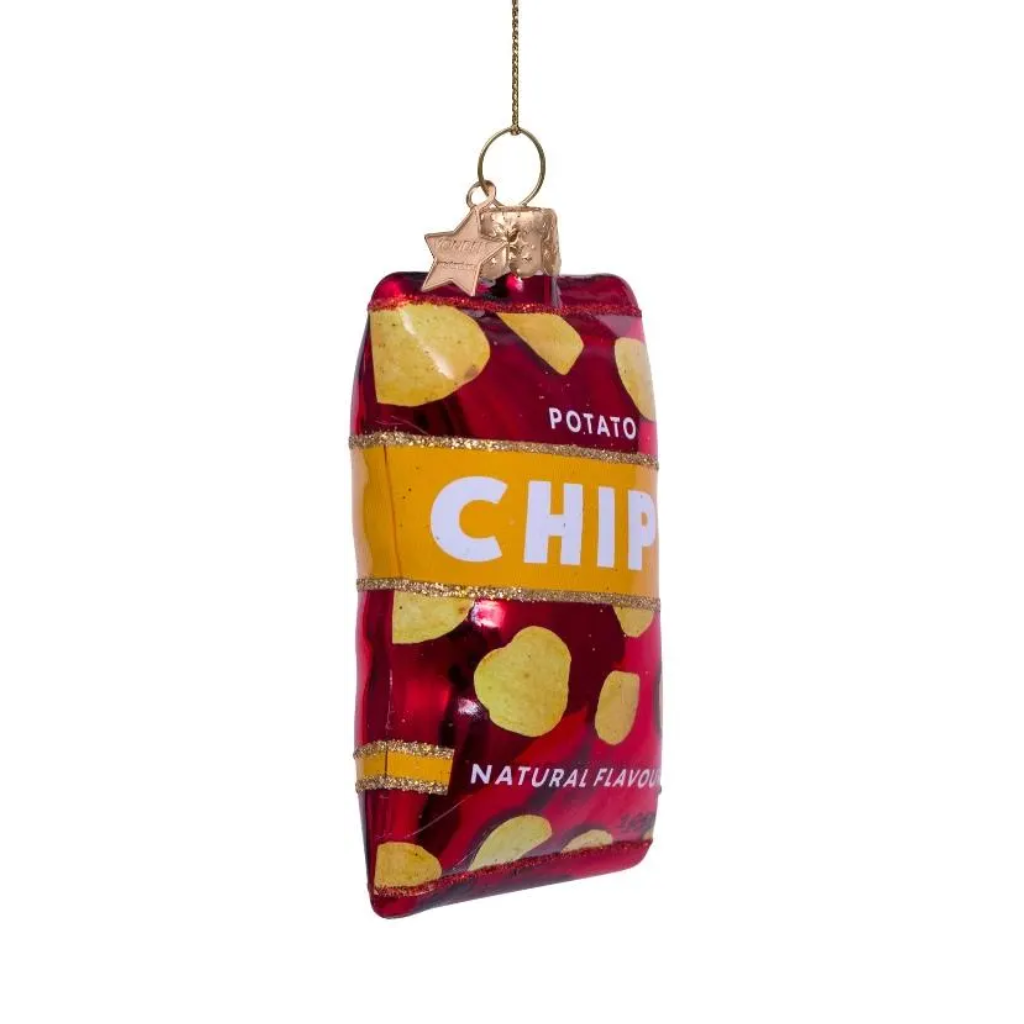 Vondels Kersthanger naturel chips 9 cm