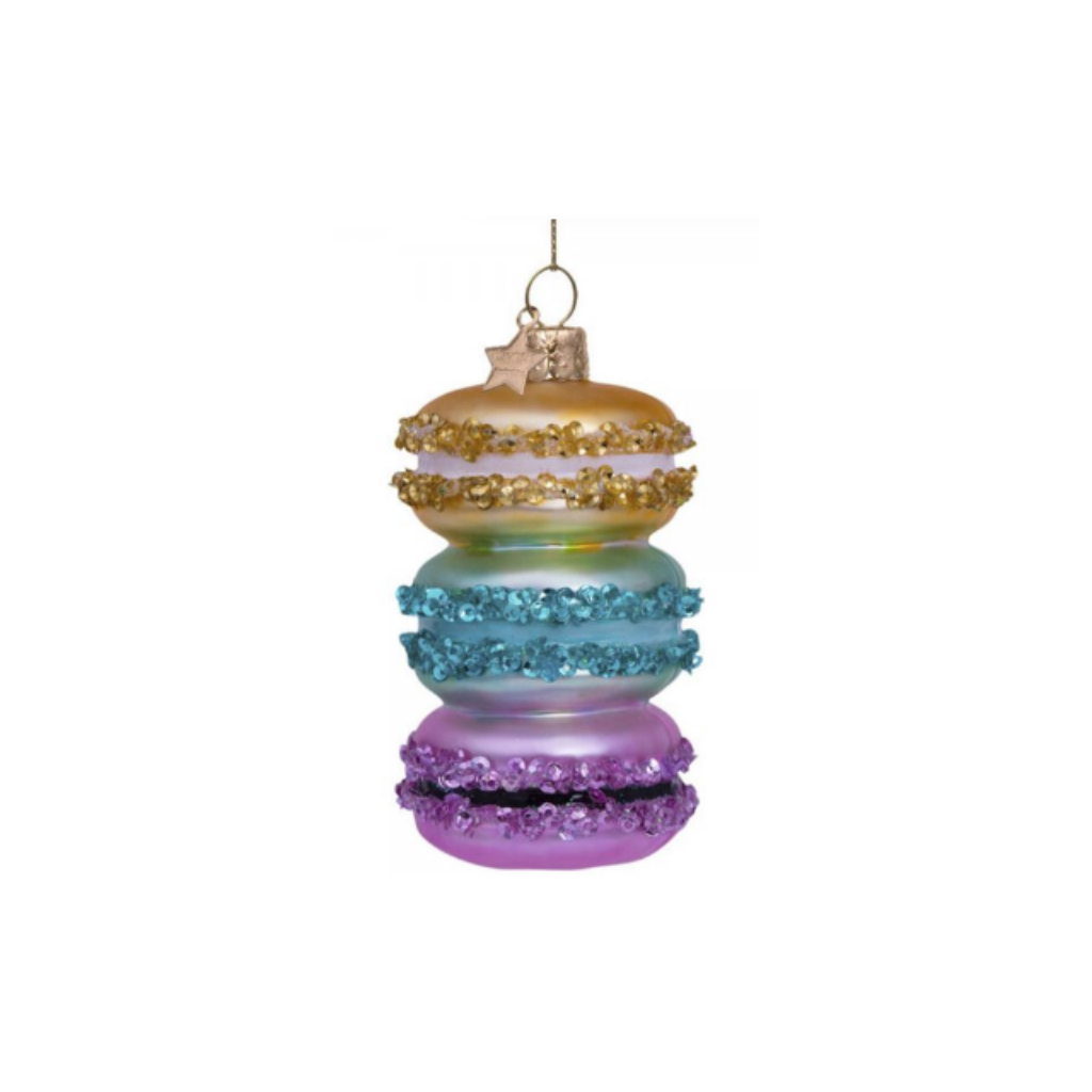 Vondels Kersthanger macaron 9.5 cm