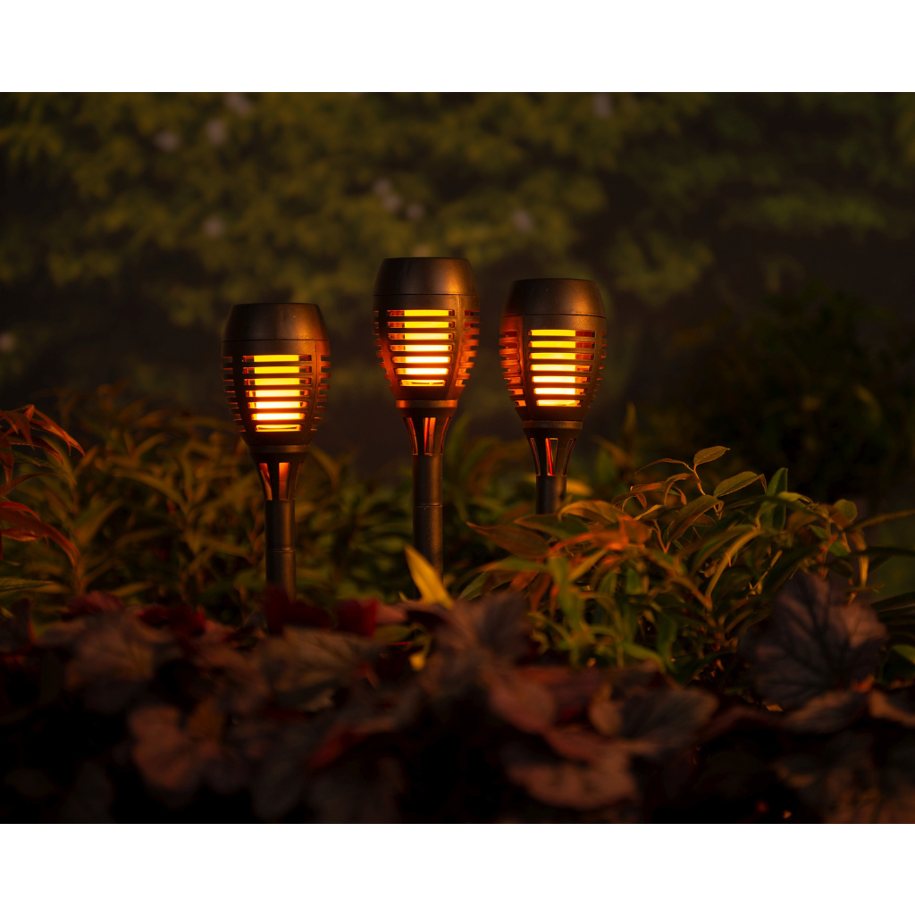 Lumineo Solar Tuinfakkel Realistisch Vlam Effect 27 x 7.5 cm