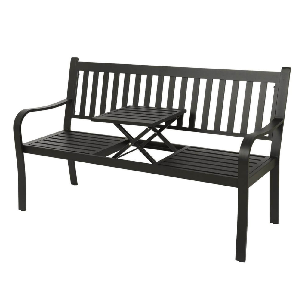 Outdoor Living Tuinkbank Nottingham aluminium zwart