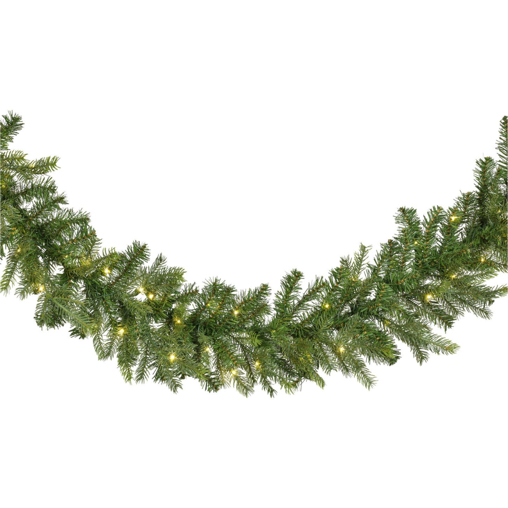 Everlands Grandis guirlande met verlichting 270 cm