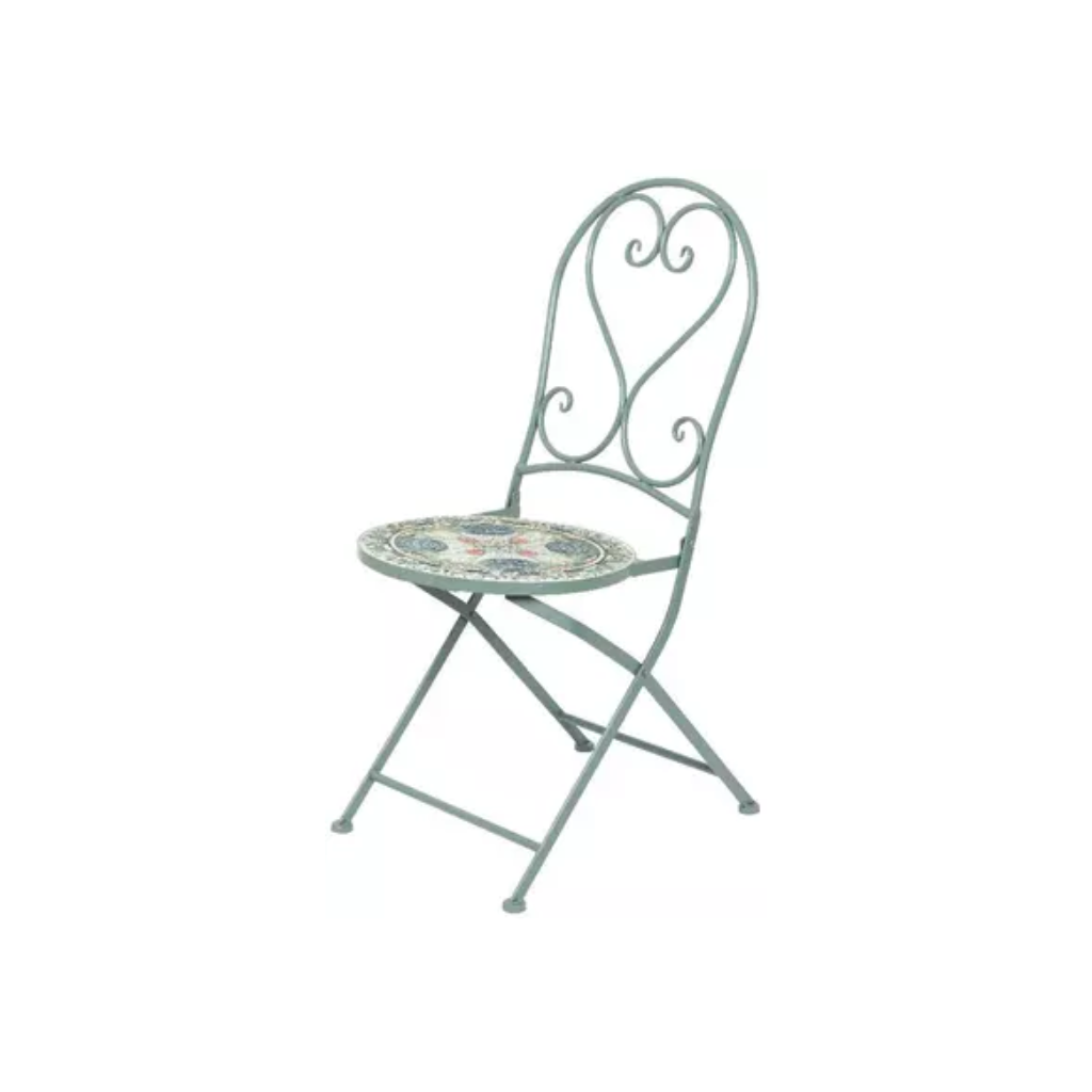 Outdoor Living Bistrostoel Cancun Groen 39 x 46 x 93 cm