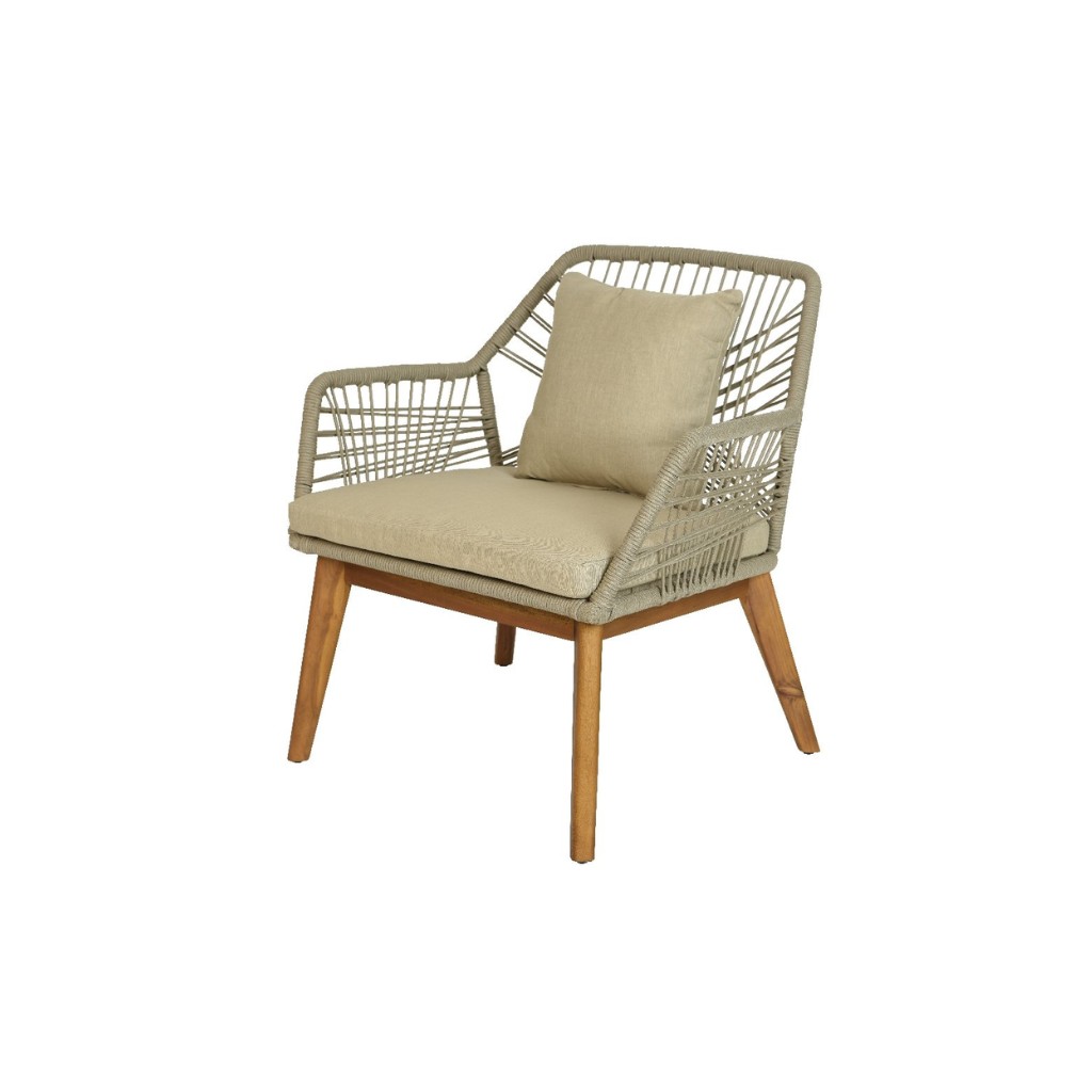 Outdoor Living Loungestoel Seville Beige 72 x 74 x 80 cm