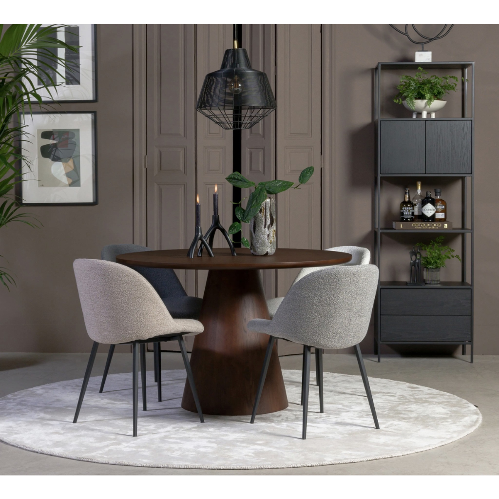 Lifestyle Home Collection Eetkamerstoel Carrington Wit 51 x 57 x 78 cm