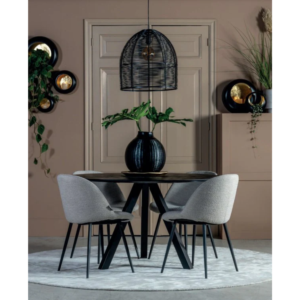 Lifestyle Home Collection Eetkamerstoel Carrington Alpine Grey 51 x 57 x 78 cm