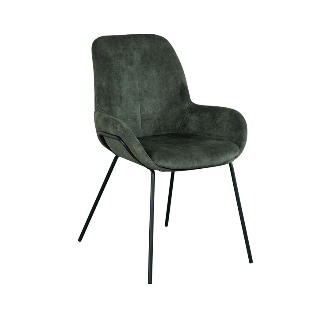 Lifestyle Home Collection Eetkamerstoel Carrington Aquila Hunter Groen 59 x 68 x 84 cm