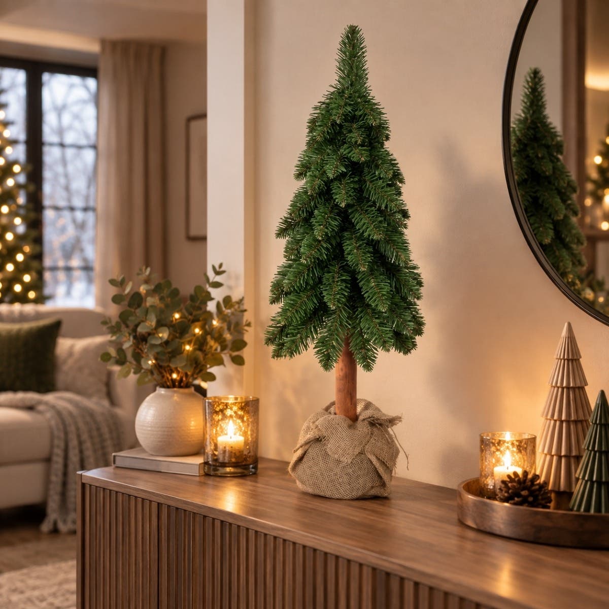 Everlands Kunstkerstboom Tora Groen 80 cm
