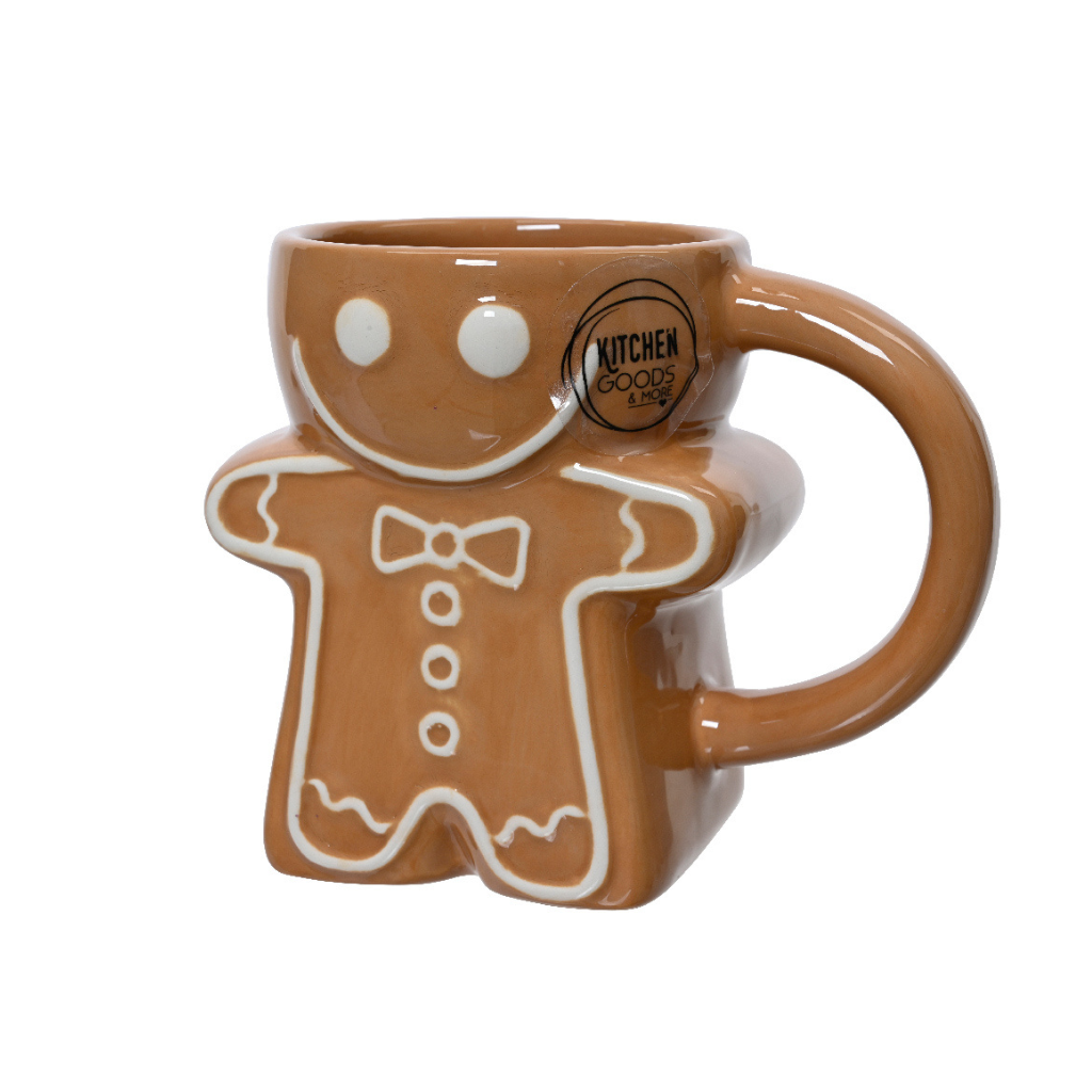 Kitchen Goods mok Gingerman bruin 300 ml
