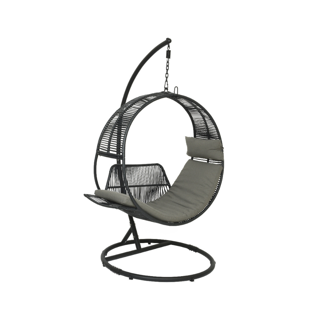 Hangstoel Kauai Wicker Zwart