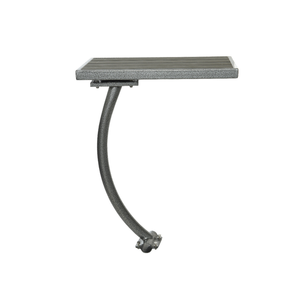 Decoris Bijzettafel Polywood Grijs 31 x 55 x 74 cm