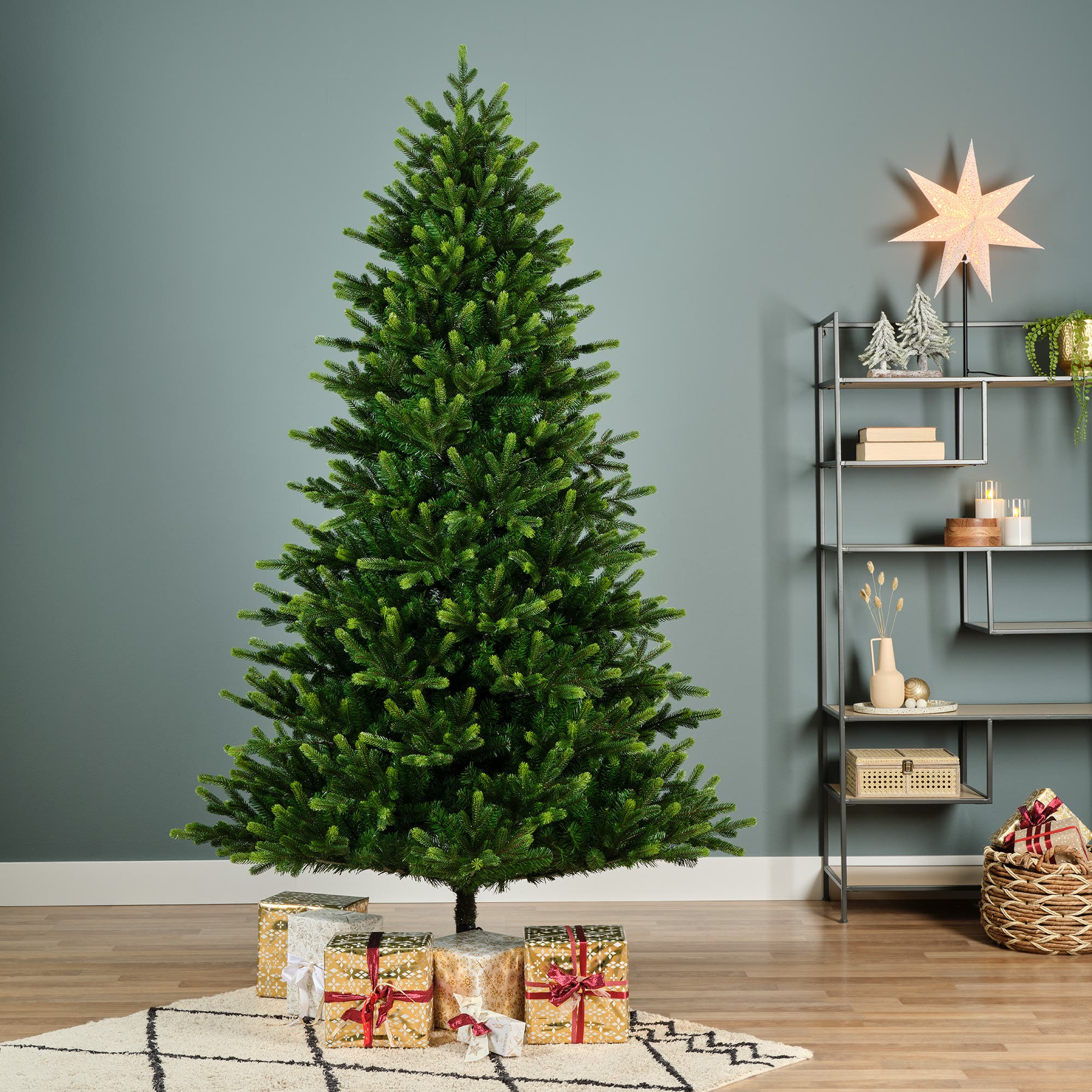 Everlands Kunstkerstboom Sunpeaks Groen 180 x 112 cm