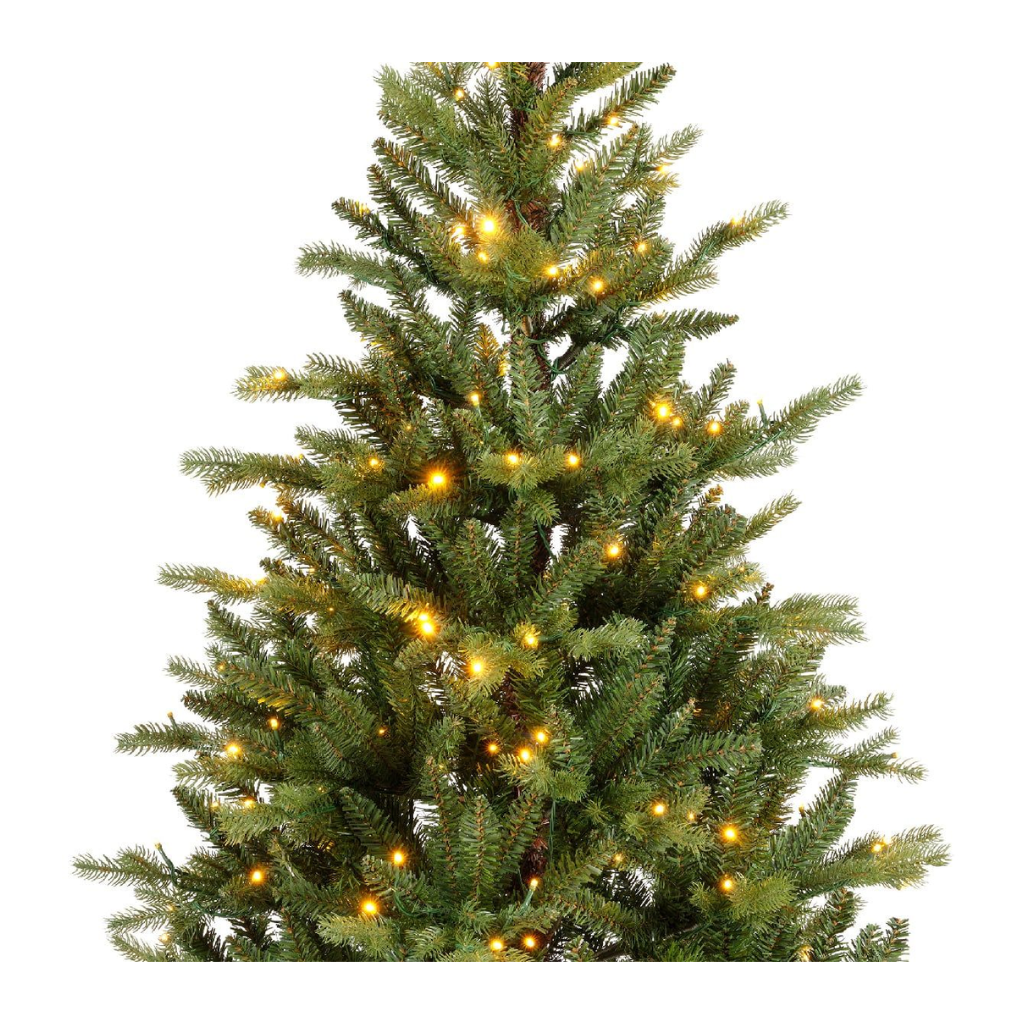 Everlands Kunstkerstboom Allison Groen met Verlichting 180 x 111 cm
