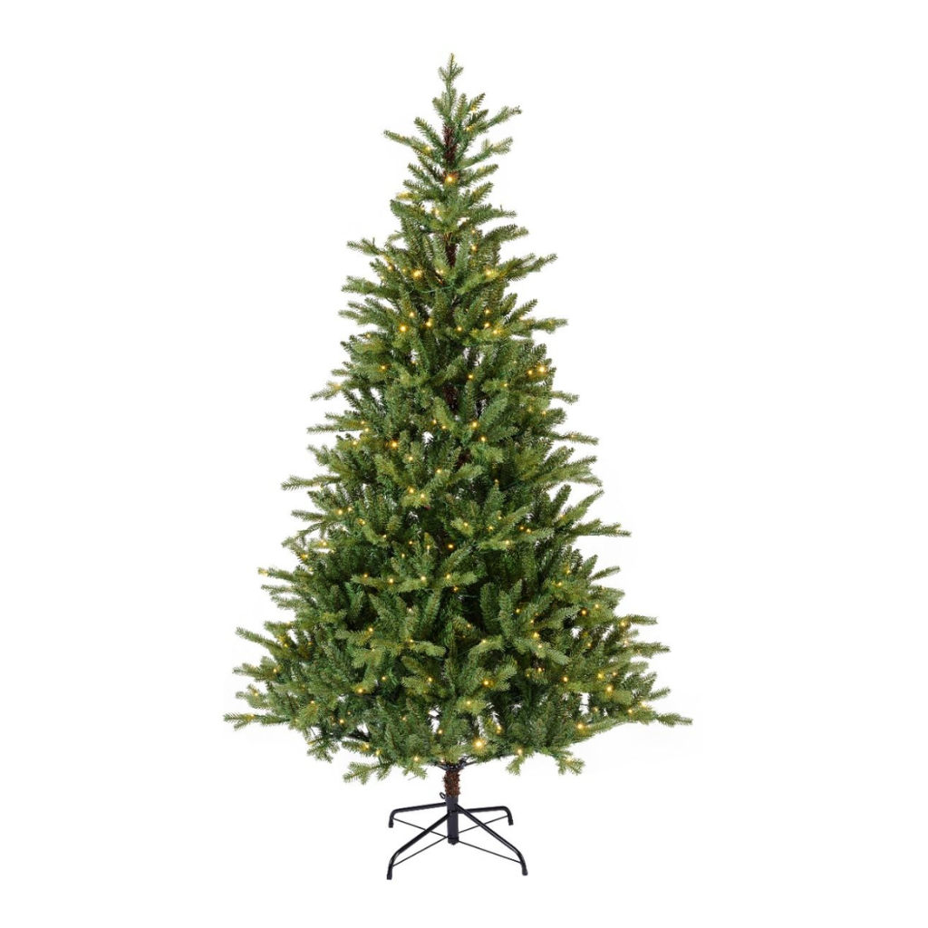 Everlands kunstkerstboom Allison groen met verlichting 240 x 152 cm