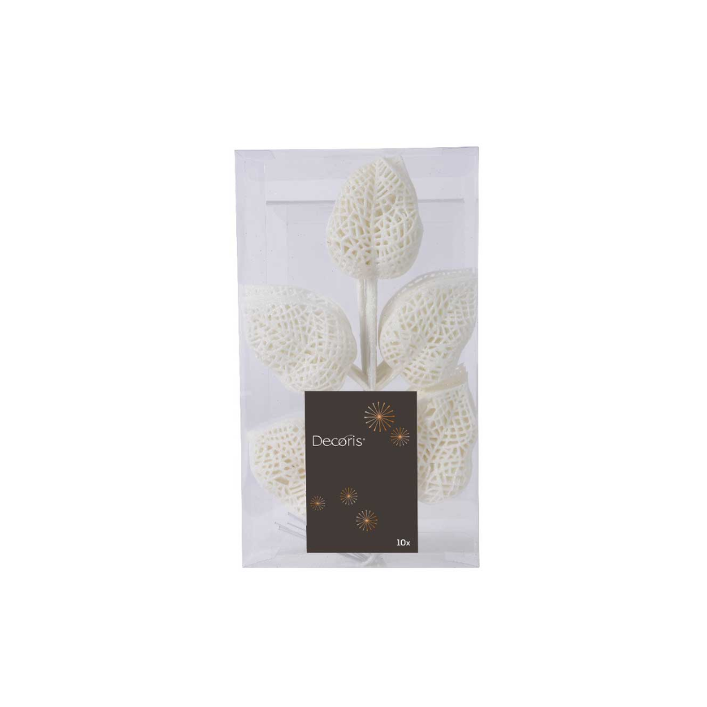 Glittertak vensterbox 10 stuks winter white