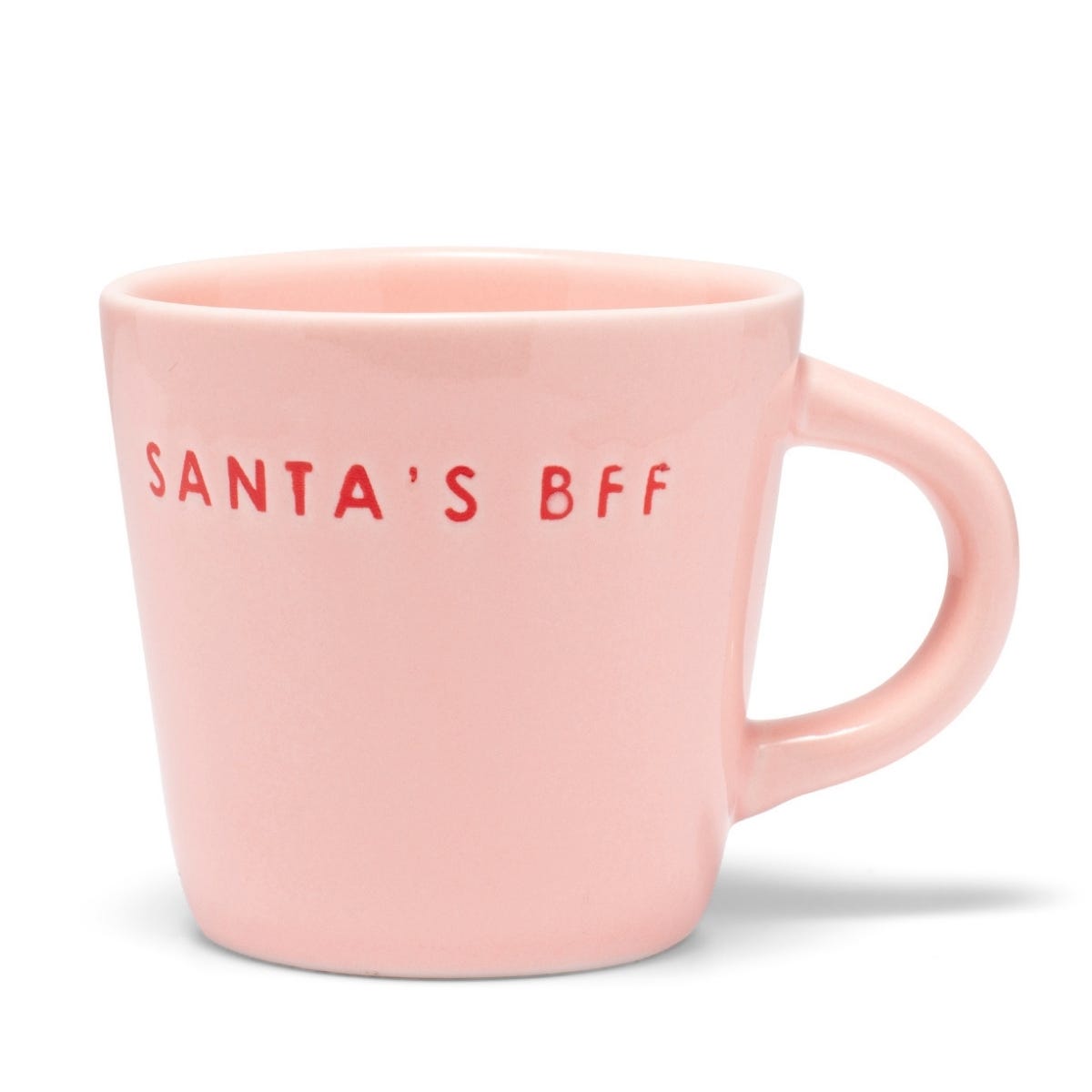 Vondels Espressokopje Santa's Bff Roze 7.6 x 6.3 x 5.7 cm