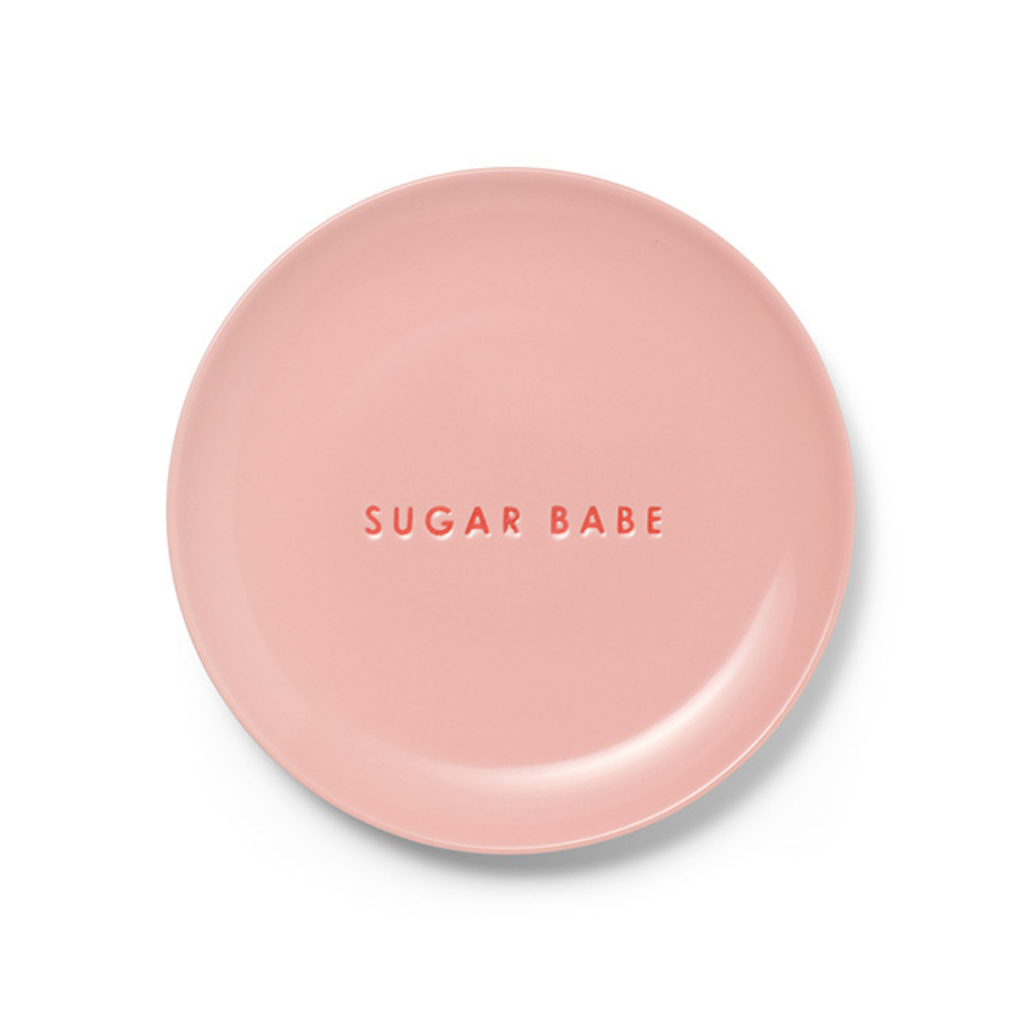 Vondels Ceramic cake plate sugar babe pink ø16 cm