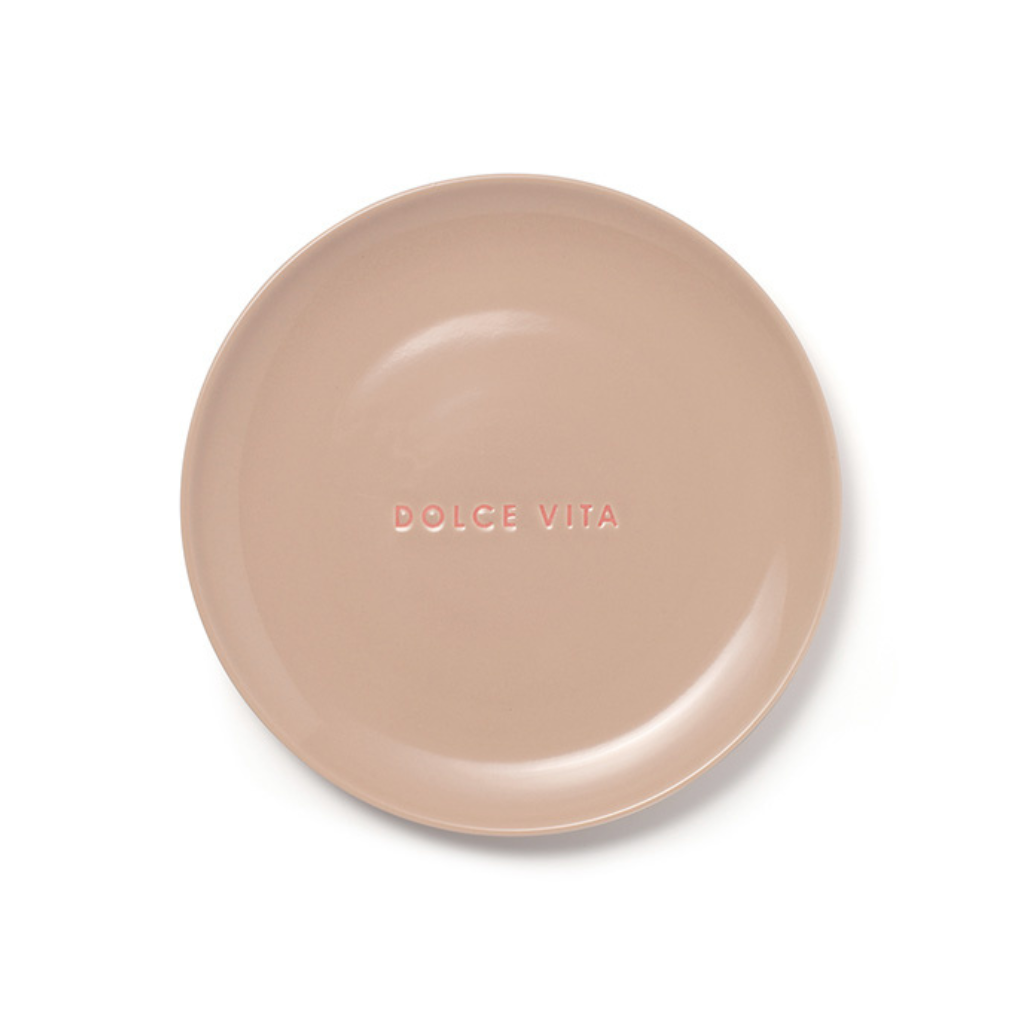 Vondels Ceramic cake plate dolce vita beige ø16 cm