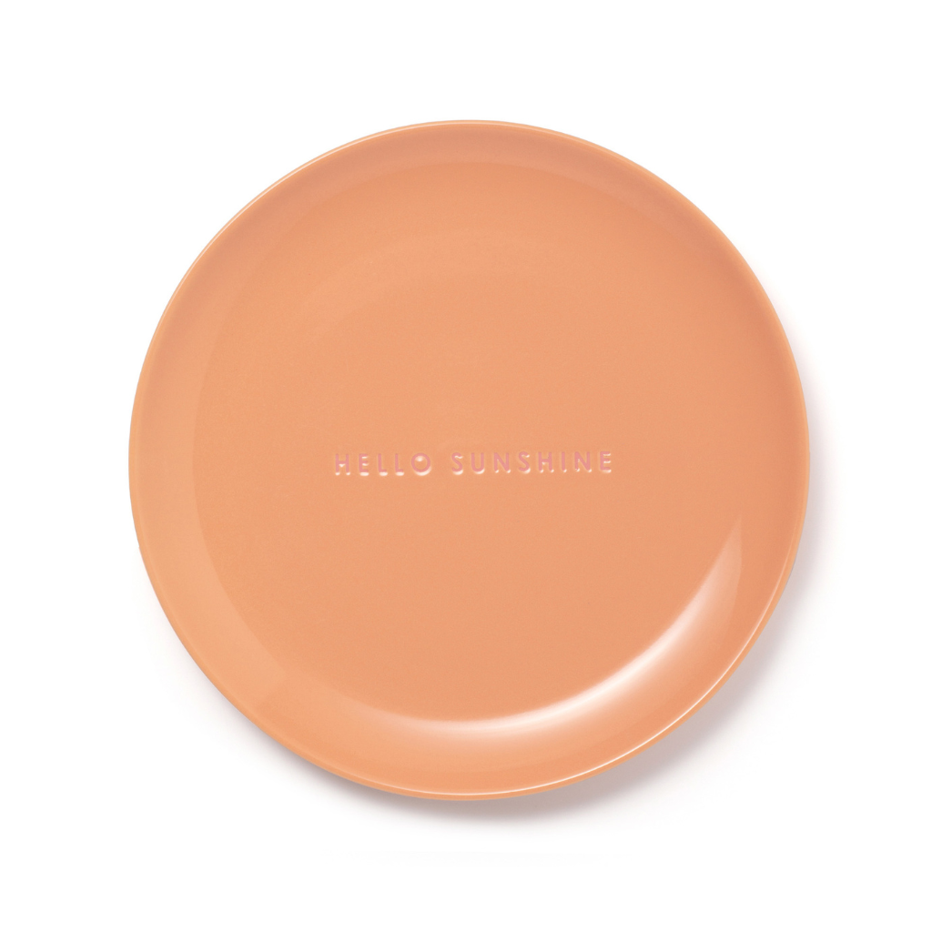 Vondels Ceramic breakfast plate hello sunshine orange ø22 cm