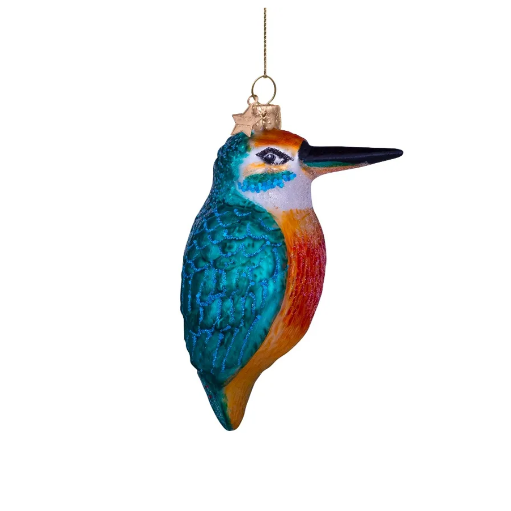 Vondels Kersthanger IJsvogel 10 cm