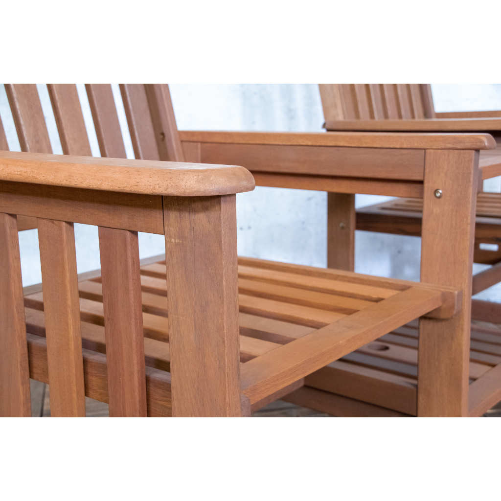 De Bosrand Tete-a-tete Tuinbank 2-zits Miami Bruin 160 x 89 x 63 cm