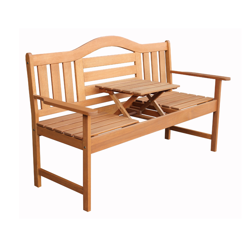 De Bosrand Tuinbank 3-zits Noaomi Naturel 160 x 61 x 92 cm