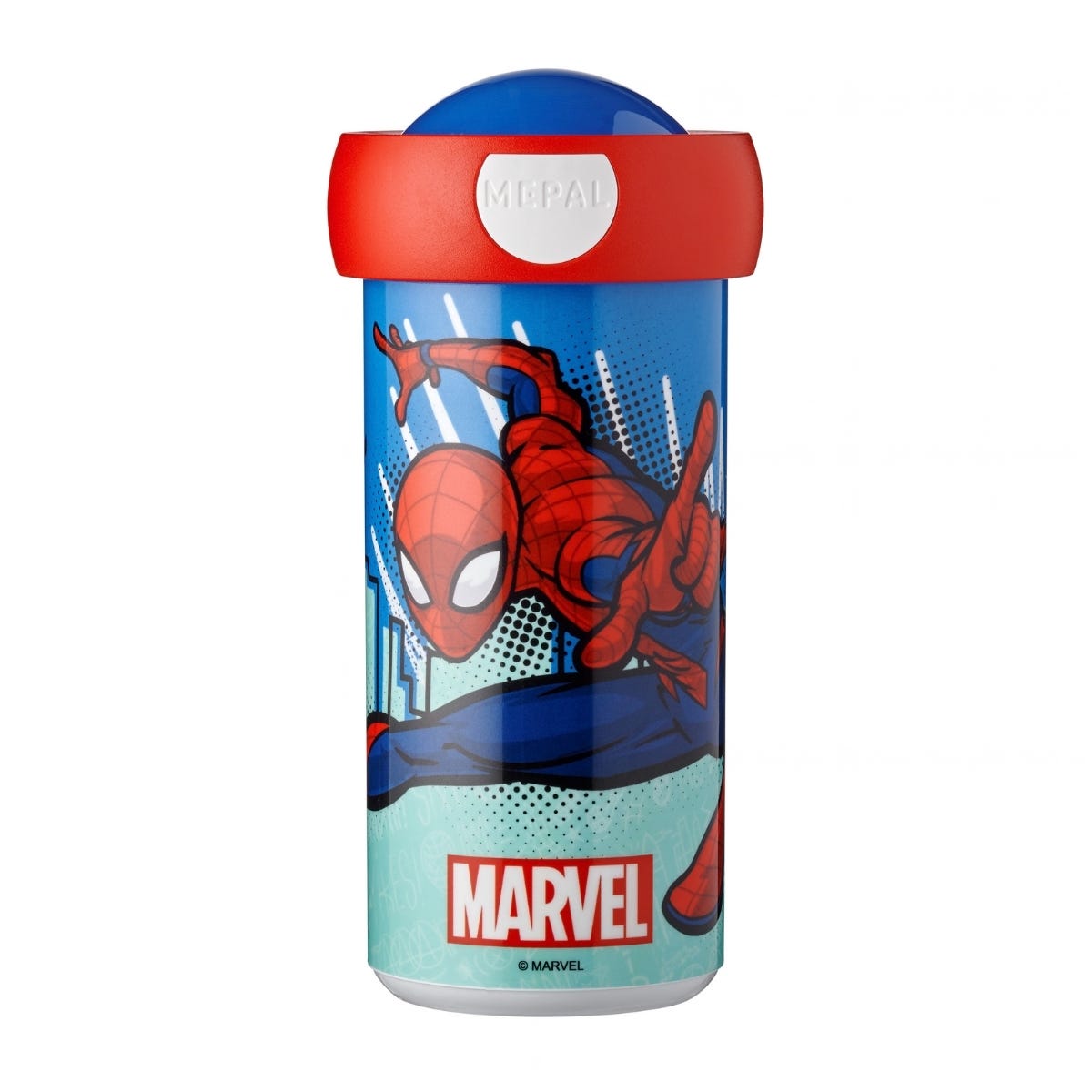 Mepal Schoolbeker Campus Spiderman 300 ml - Rood - 7 x 7 x 15,5 cm