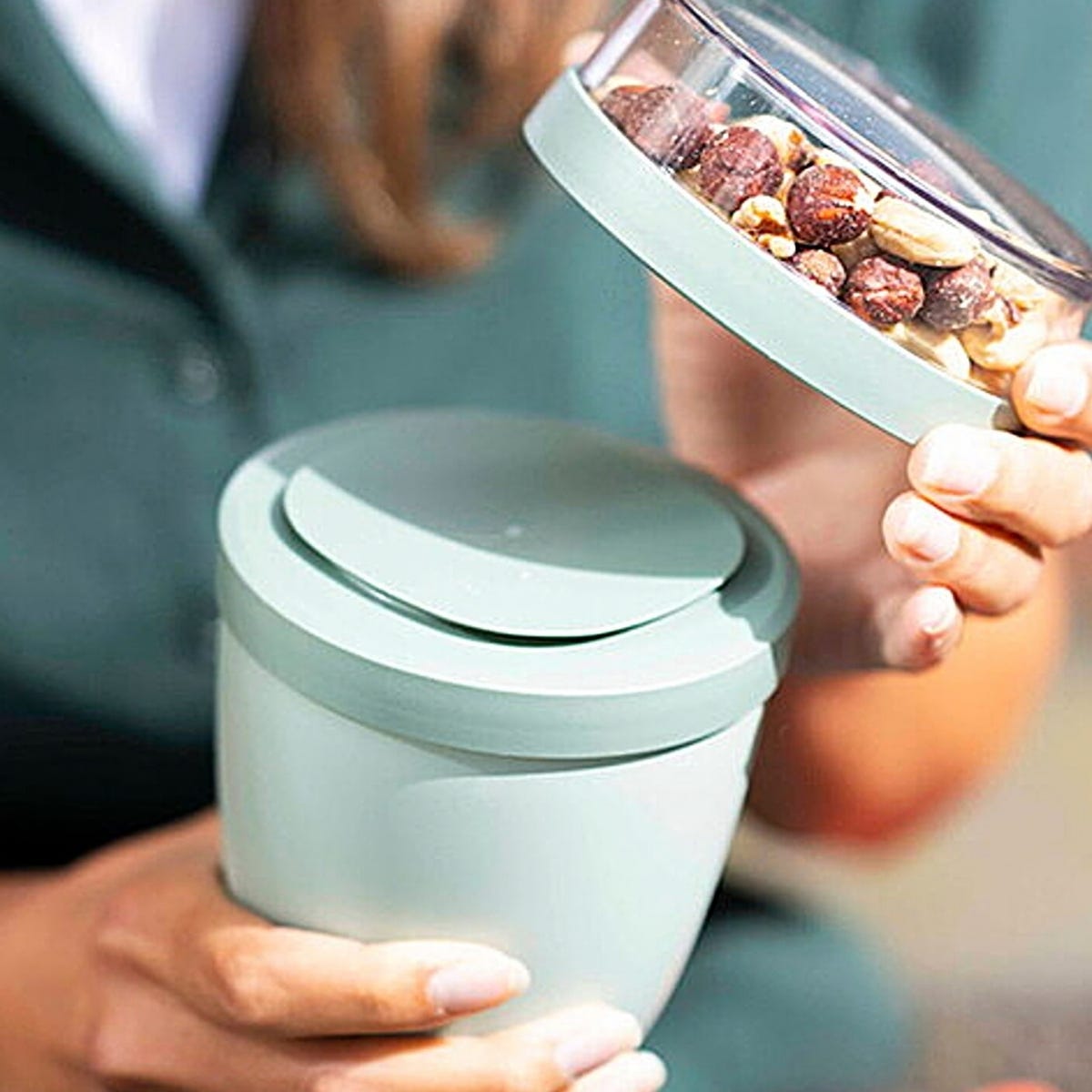 Mepal Lunchpot Ellipse Mini - Nordic Sage - 9,1 x 9,1 x 12,8 cm