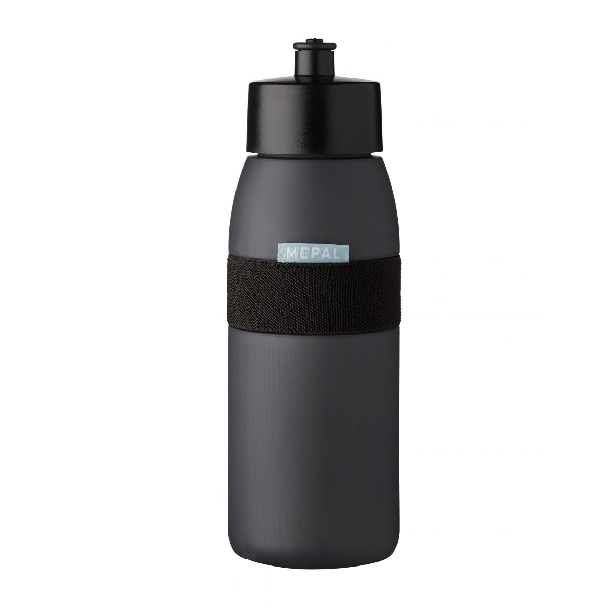 Mepal Bidon Ellipse 500 ml - Nordic Black - 7,5 x 7,5 x 22,5 cm
