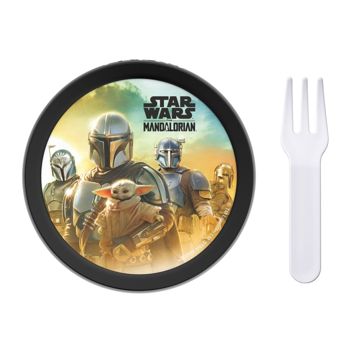 Mepal Fruitbox met Vorkje Campus Star Wars 300 ml - Zwart - 10,4 x 10,4 x 6,7 cm
