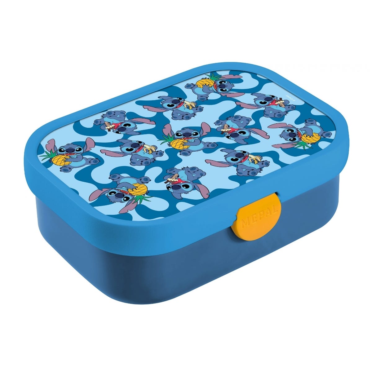 Mepal Bento Lunchbox met Vorkje Campus Stitch - Blauw - 17,8 x 13,2 x 6,1 cm