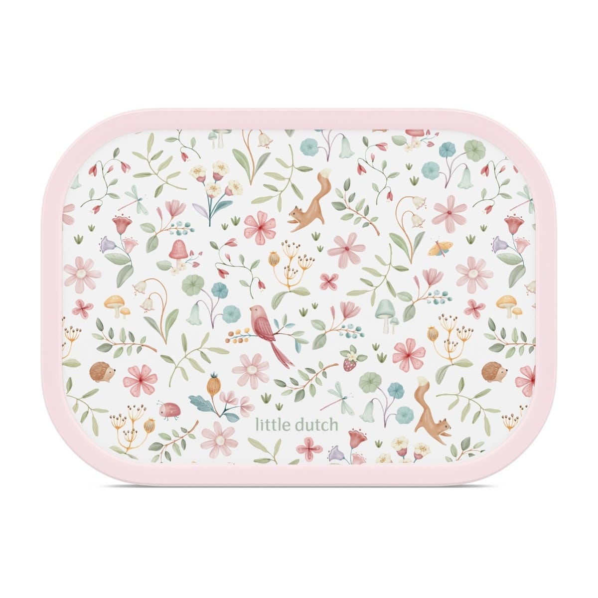 Mepal Bento Lunchbox met Vorkje Campus Little Dutch Fairy Wonders - Roze - 17,8 x 13,2 x 6,1 cm