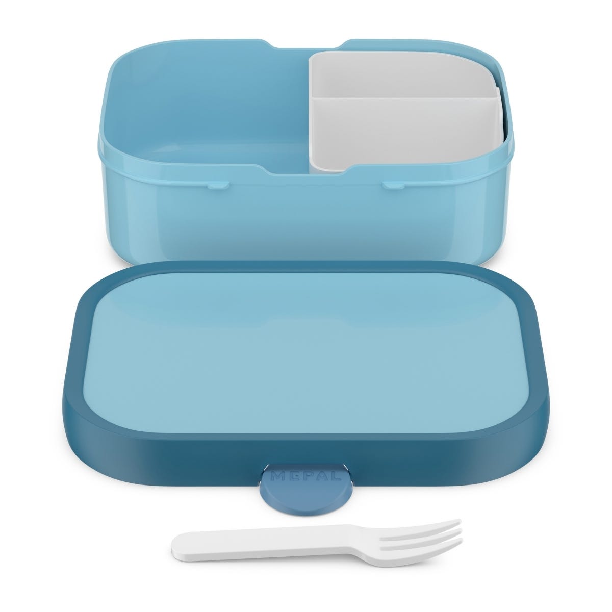 Mepal Bento Lunchbox met Vorkje Campus - Cool Blue - 17,8 x 13,2 x 6,1 cm