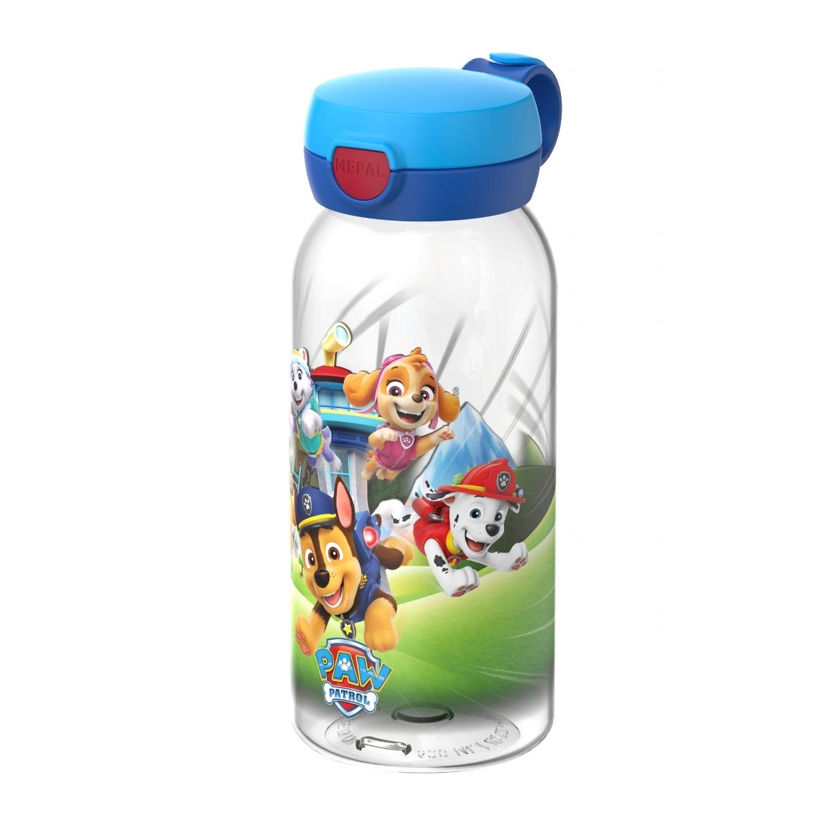 Mepal Drinkfles met Flipdop Campus PAW Patrol Pups 600 ml - Blauw - 9,5 x 7,6 x 19,5 cm