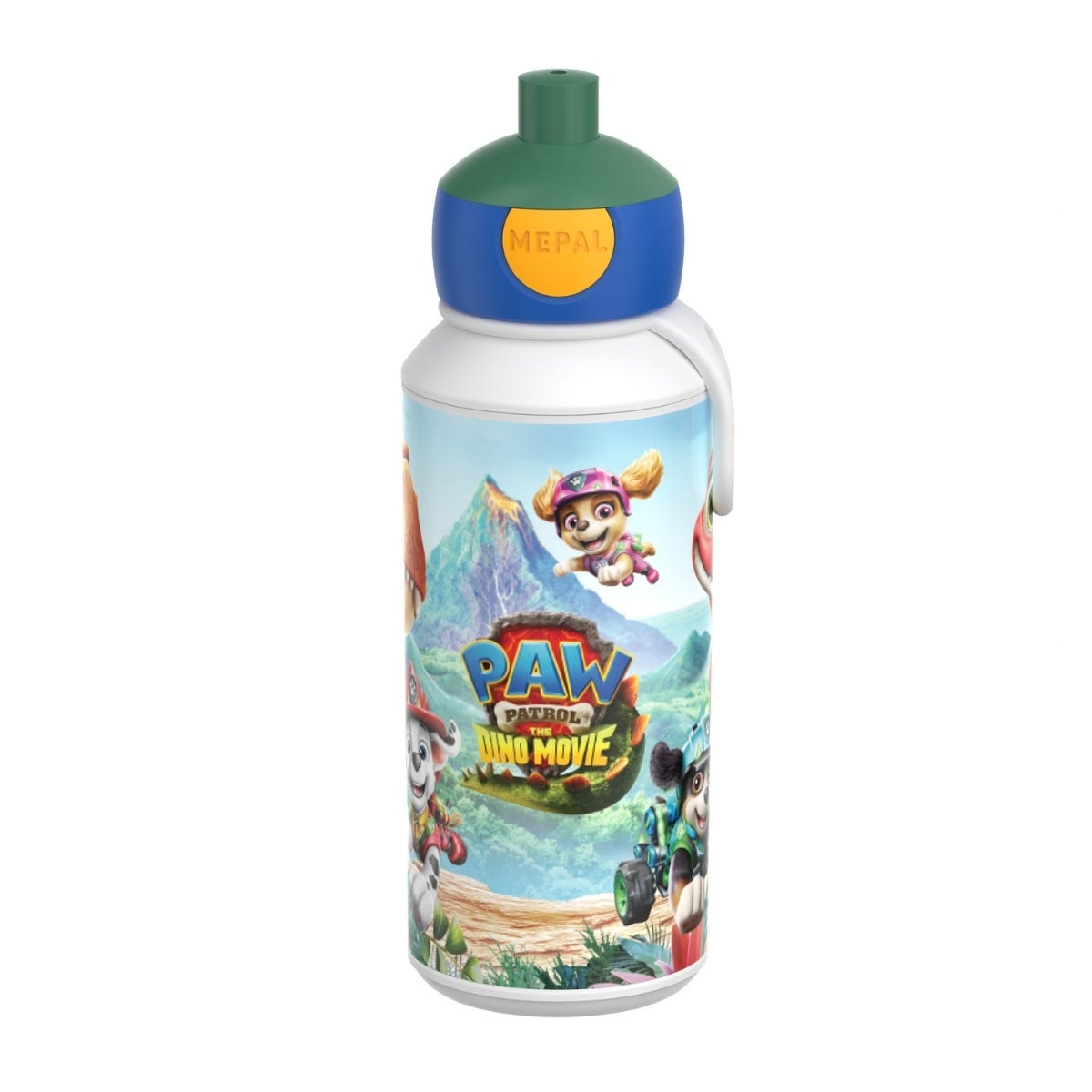 Mepal Drinkfles Pop-up Campus PAW Patrol Dino 400 ml - Blauw - 7 x 6,4 x 18,4 cm