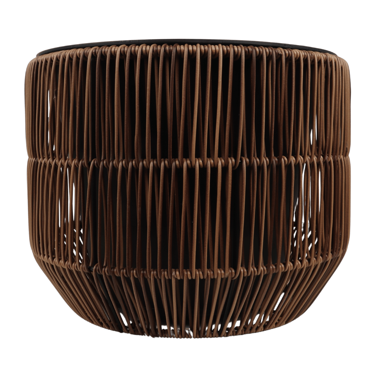 Mica Decorations Pot Peta Rond Donkerbruin 20 x 22 cm